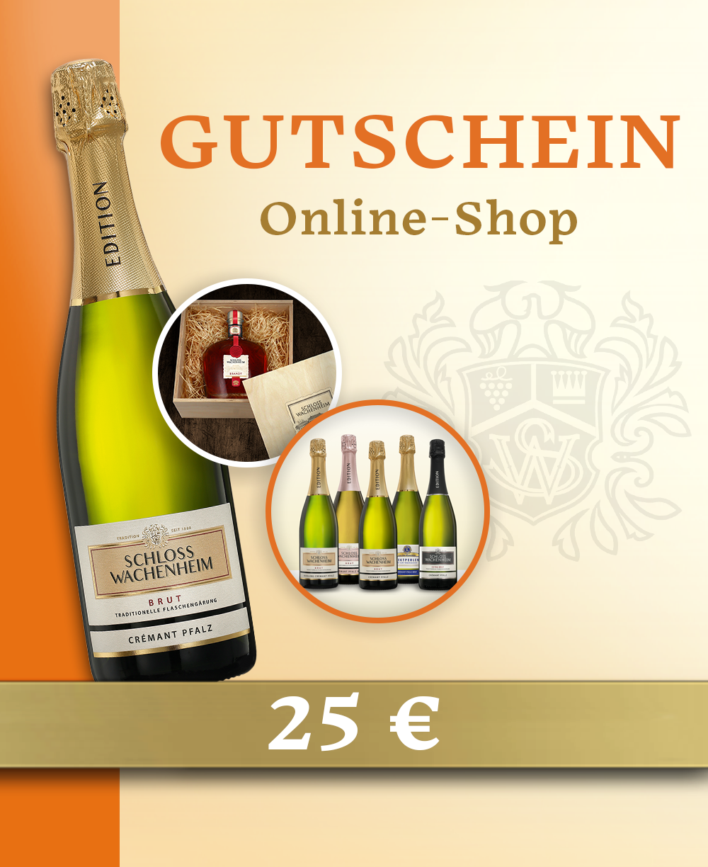 Foto: Abbildung zeigt das Produkt Wertgutschein 25,00 €