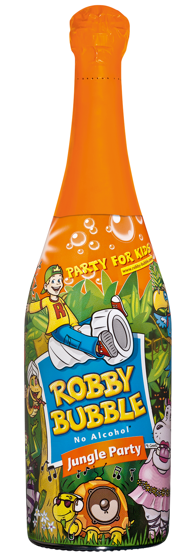 Foto: Abbildung zeigt das Produkt Robby Bubble Jungle Party