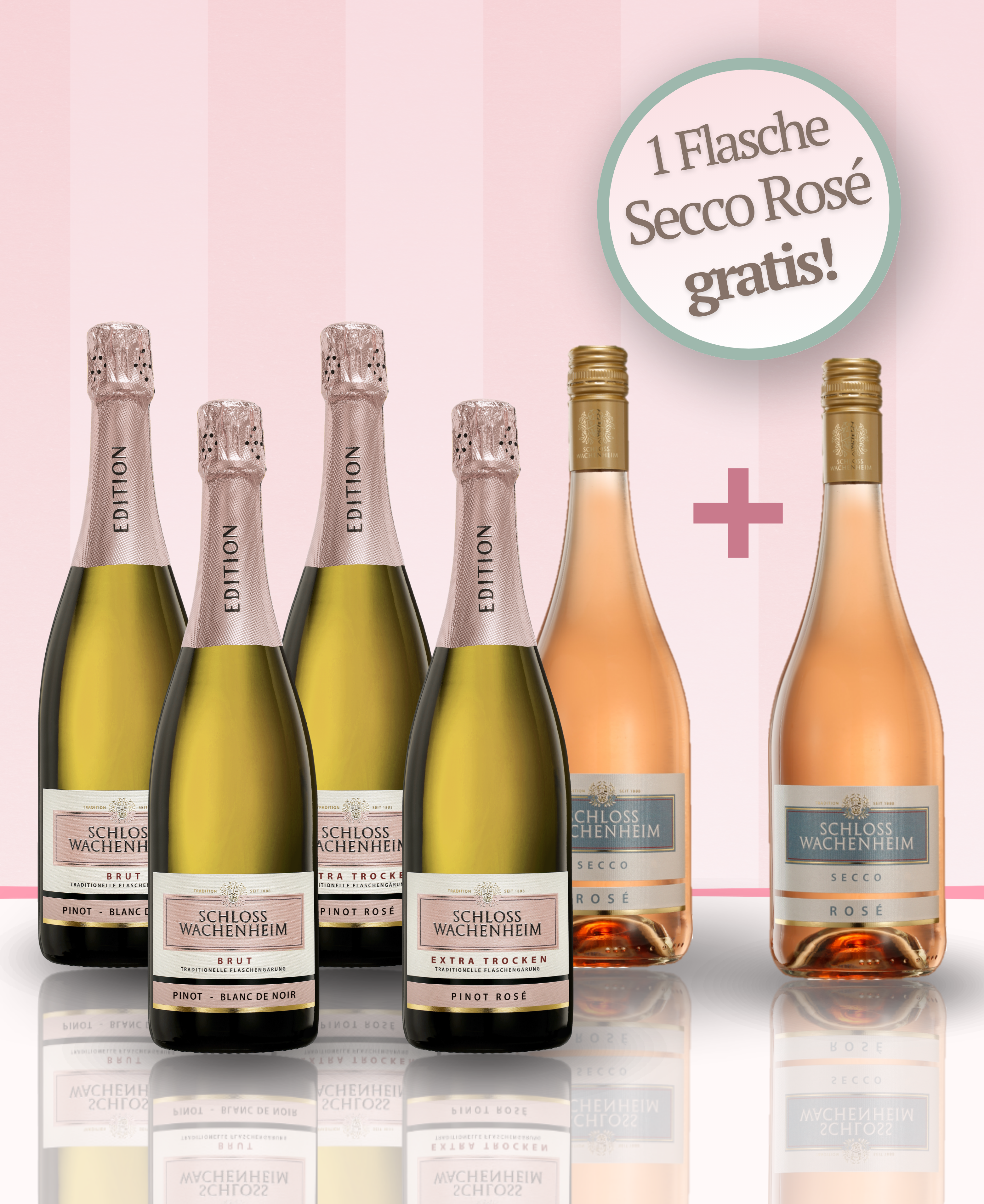 Bild: Abbildung zeigt das Produkt Genusspaket "Rosa Revival"